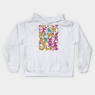 People in Panic - Graffiti Abstract Art Kids Hoodie